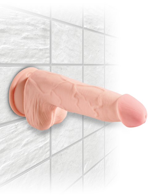 King Cock Plus 5" Triple Density Cock with Balls - Flesh